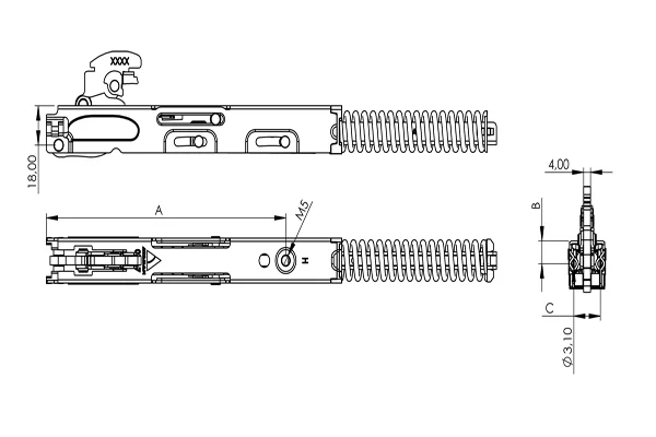 K23 Short Teknik Çizim